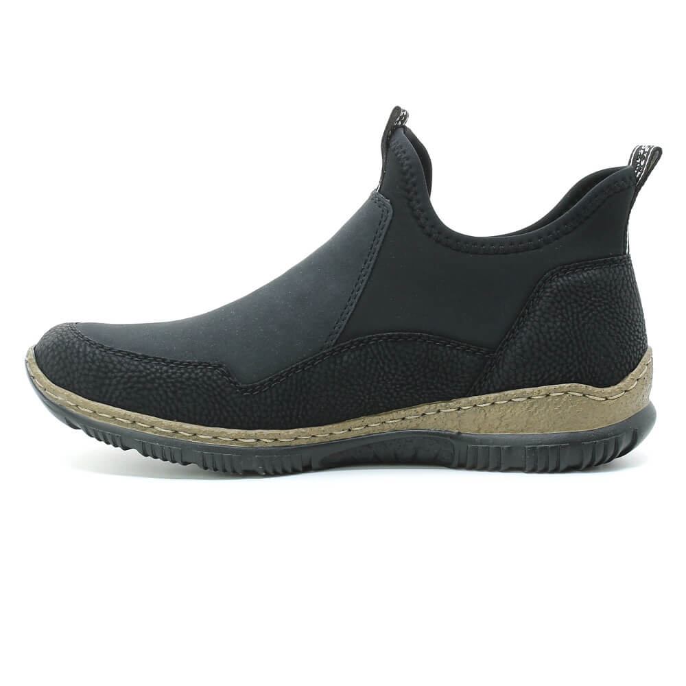 RIEKER N3275-00 black, dámská kotníková obuv vel.39