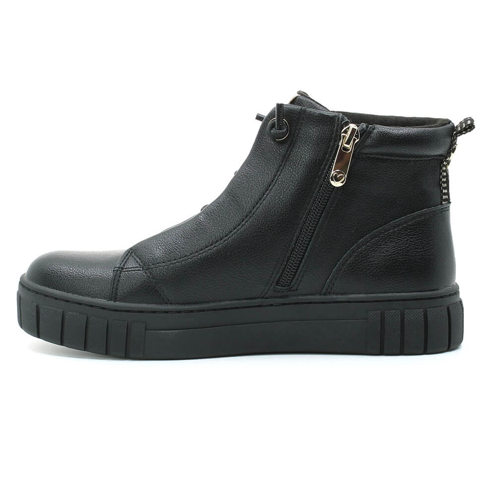 MARCO TOZZI 2-25291-43 001 black, dámská kotníková obuv 