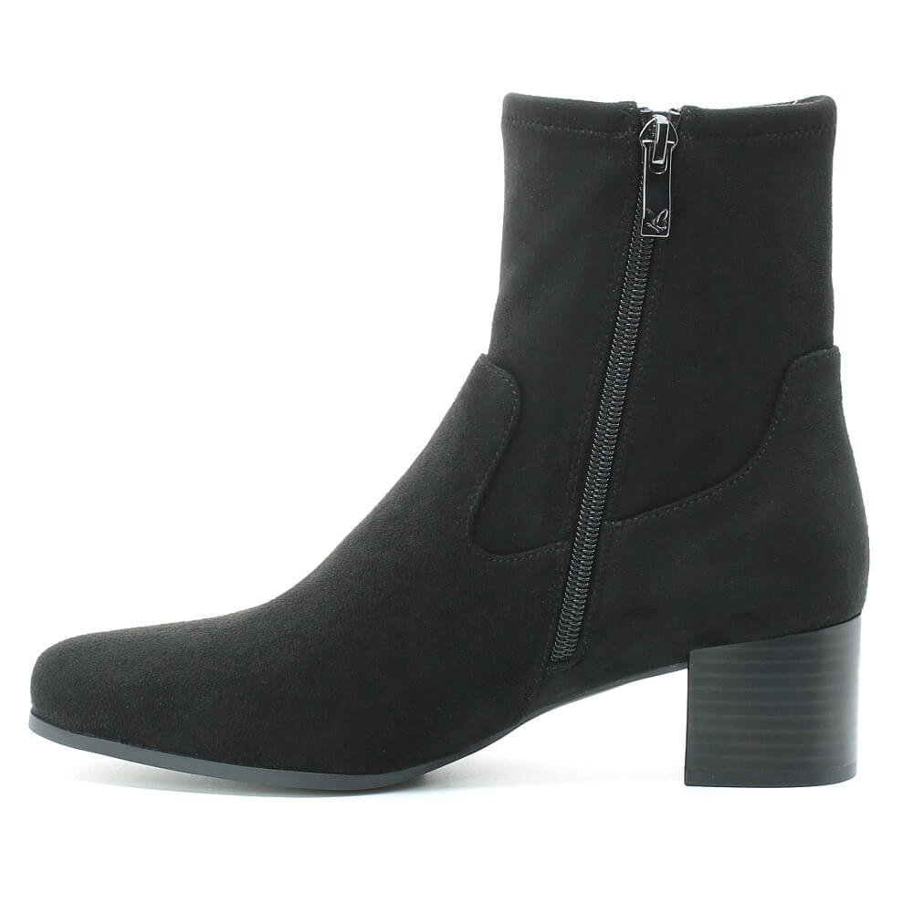 CAPRICE 9-25316-41 044 black stretch, dámské polokozačky vel.39