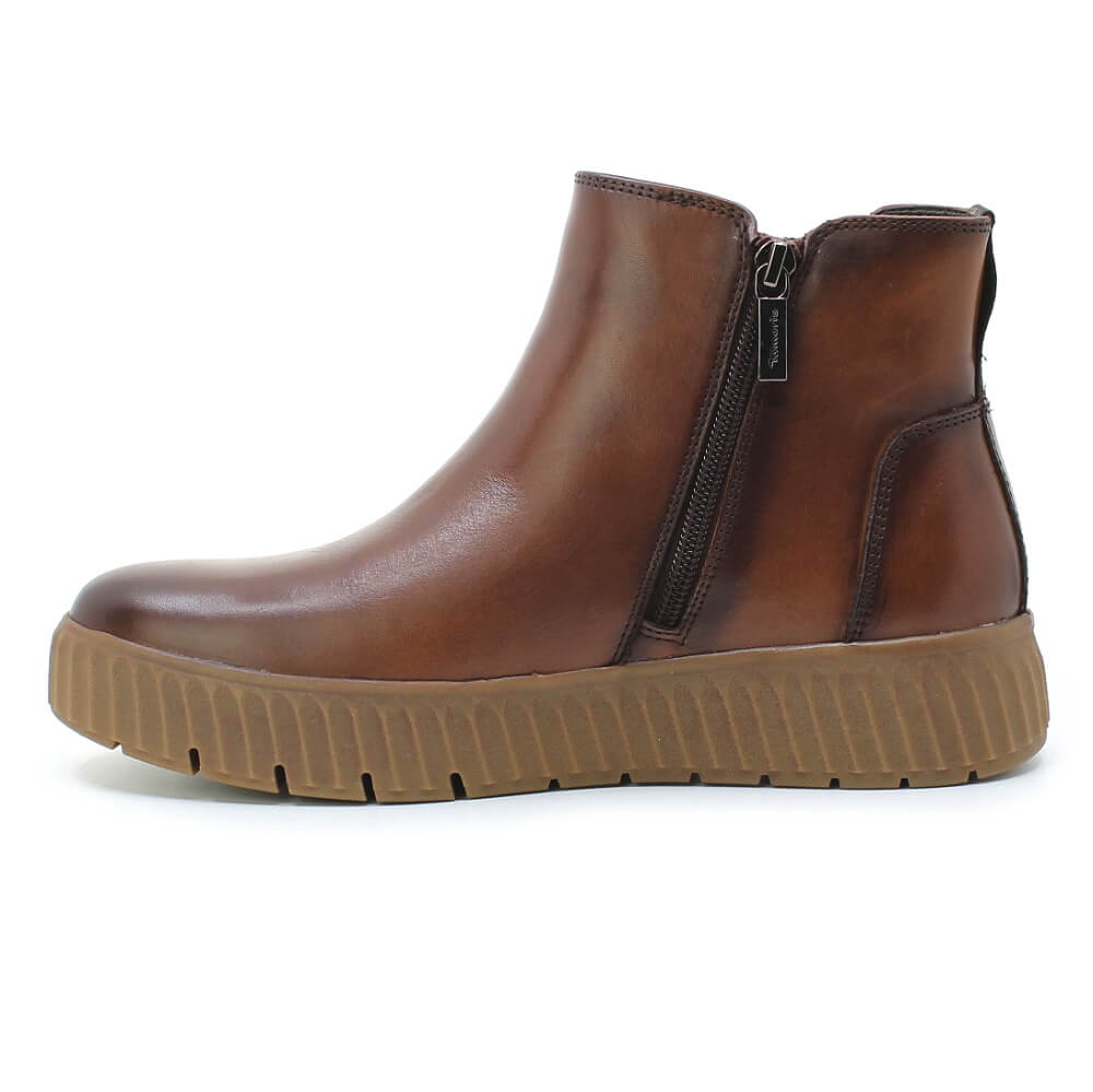 TAMARIS COMFORT 8-85405-45 327 cognac nappa, dámská kotníková obuv