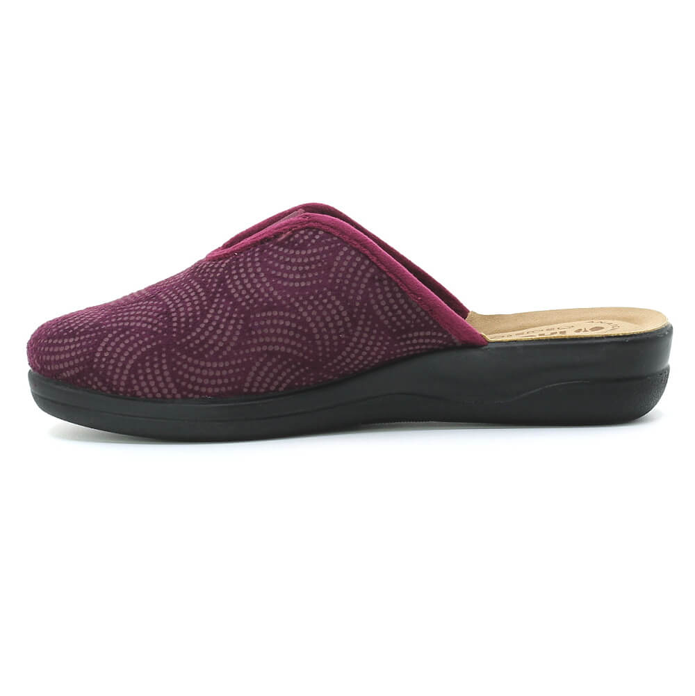 INBLU CF000053 plum, dámská domácí obuv vel.36