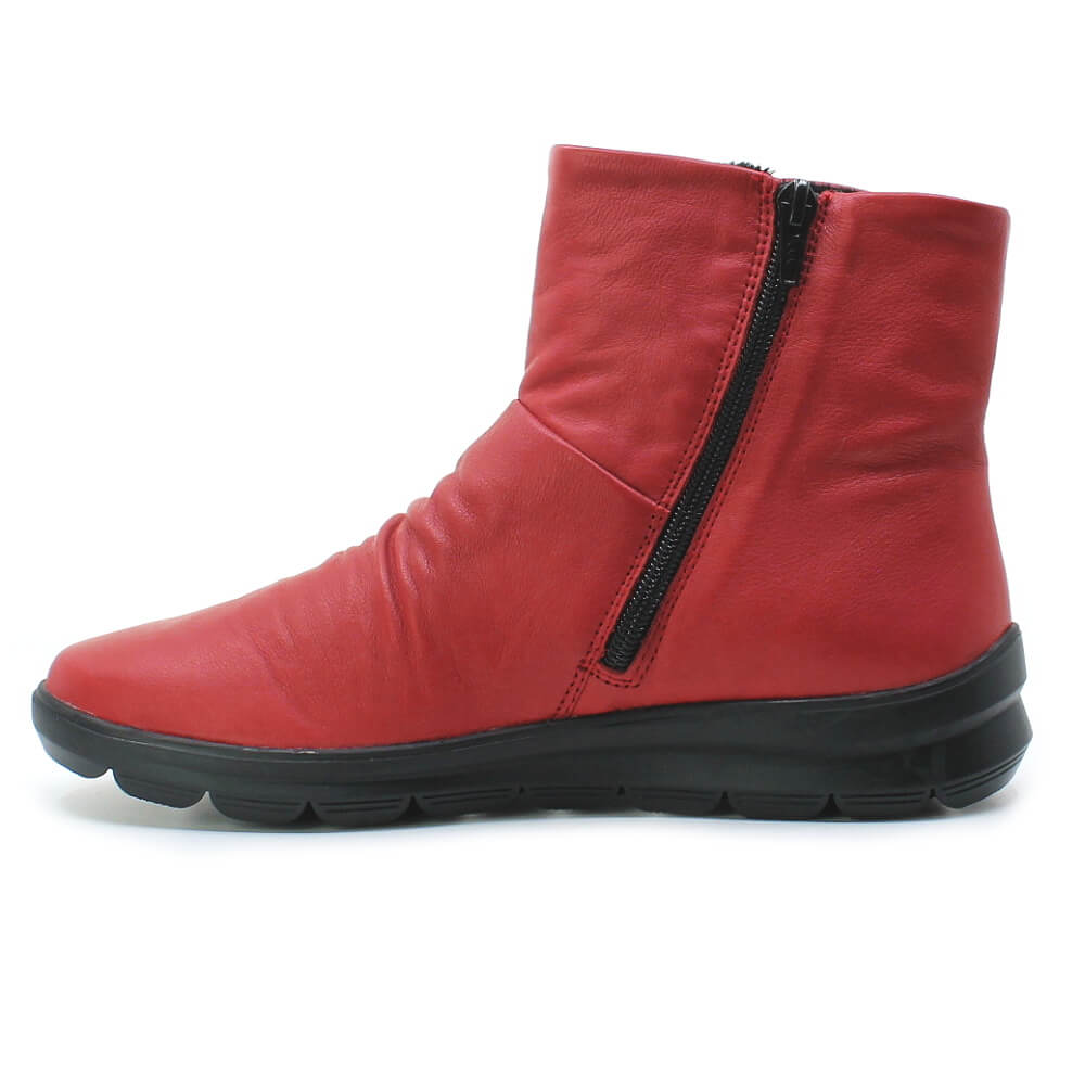 RIEKER Z0066-33 red, dámská kotníková obuv vel.37