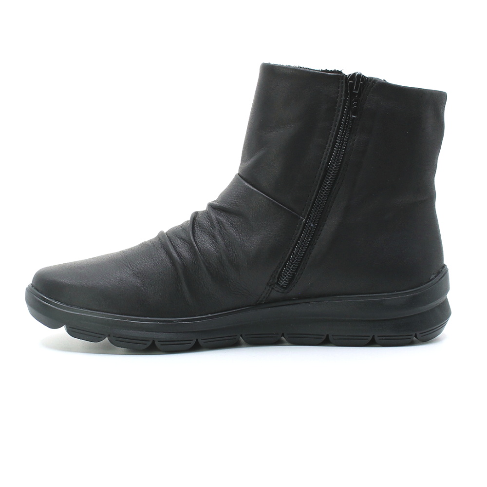 RIEKER Z0066-00 black, dámská kotníková obuv