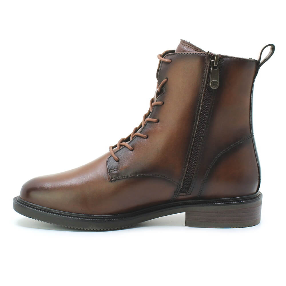 MARCO TOZZI 2-25100-45 305 cognac, dámská kotníková obuv