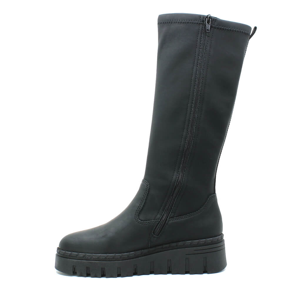 RIEKER Z8990-00 black, dámské kozačky