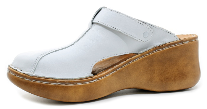 ORTO PLUS 3060-10 bílé, dámské nazouváky