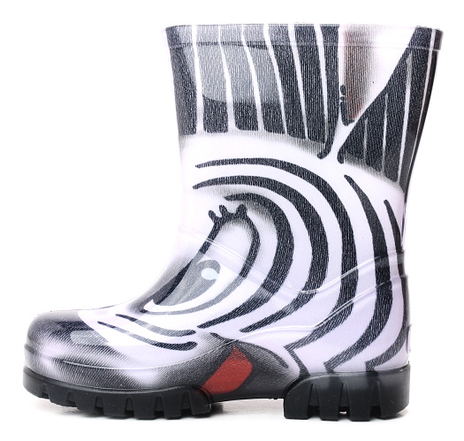 DEMAR TWISTER Print zebra, dětské holínky