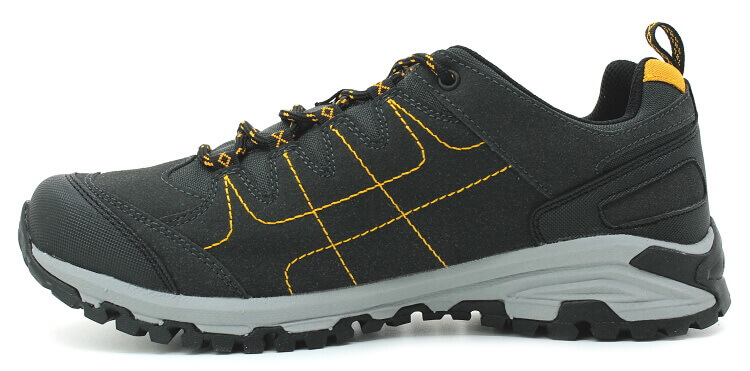 BRÜTTING Mount Shasta Low 211307 anthrazit/gelb, treková obuv 