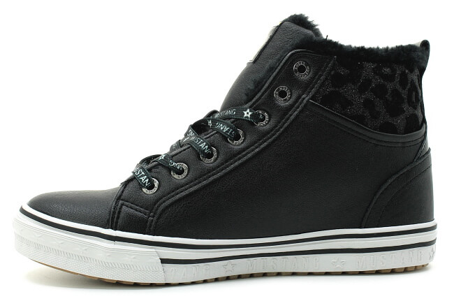 MUSTANG 1365-603-9 schwarz, dámské tenisky