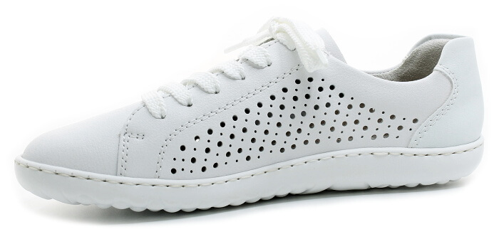 RIEKER 52824-80 white, dámské tenisky