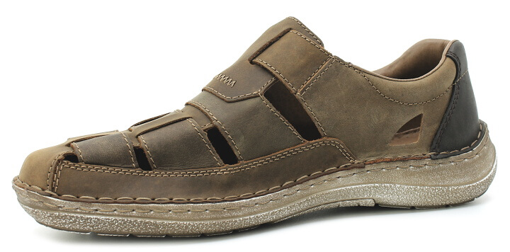 RIEKER 03078-25 brown, pánské sandály vel.42