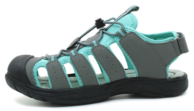 LICO NIMBO 470264 grau/turkis, juniorské sandály