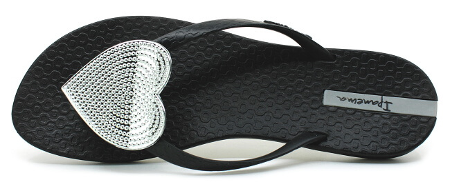 IPANEMA maxi fashion 82120 black/silver, dámské žabky vel.35/36