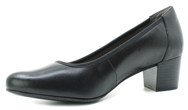 CAPRICE 22308-41 black nappa, dámské lodičky vel.40