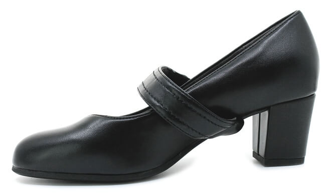 JANA 24467-41 black, dámské lodičky vel.37