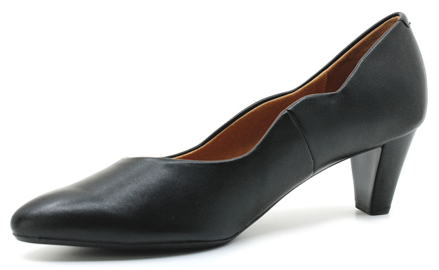 CAPRICE 9-22400-41 black nappa, dámské lodičky vel.39