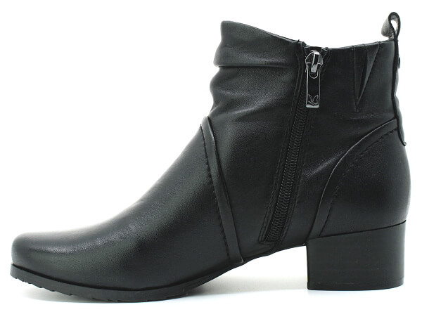 CAPRICE 9-25358-41 black softnap., dámská kotníková obuv vel.39