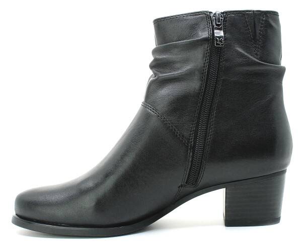 CAPRICE 9-25335-41 black softnap, dámská kotníková obuv vel.37