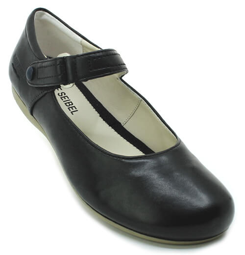 JOSEF SEIBEL 87280 Fiona černé, dámské letní mokasíny vel.37