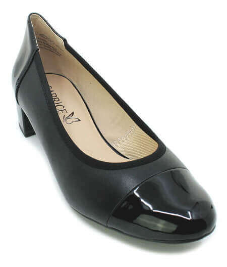 CAPRICE 22317-42 black comb, dámské lodičky vel.39