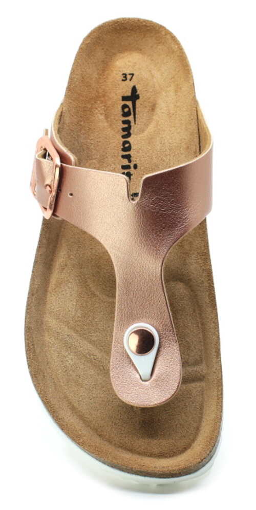 TAMARIS 1-27522-42 rose gold, dámské žabky 