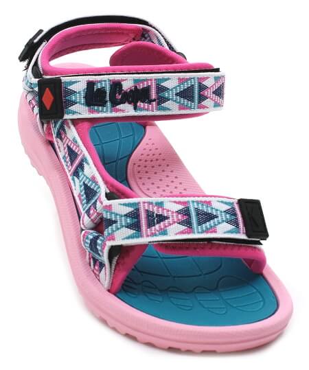 Lee Cooper 2600K pink/blue, dětské sandály 