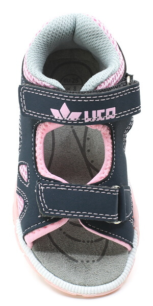 LICO Lorin V 600074 grau/rosa, dětské sandály