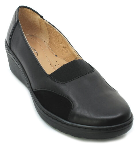 HILBY 415 černé, dámské mokasíny