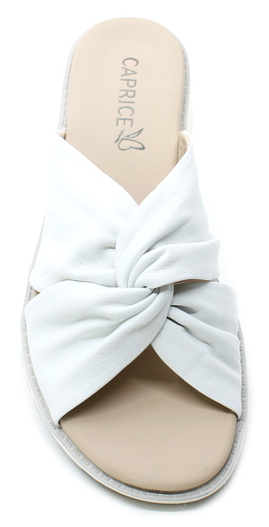 CAPRICE 9-27202-42 white nappa, dámské pantofle 