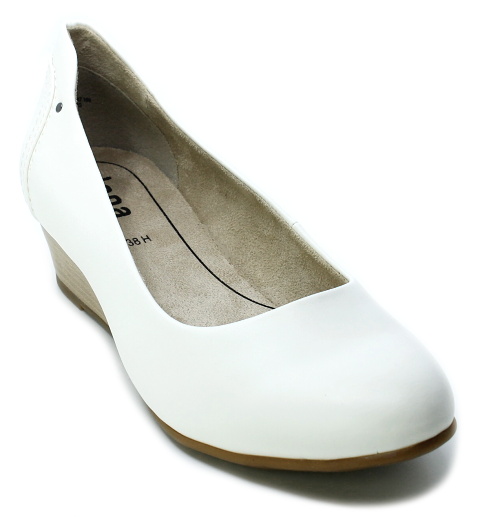 JANA 8-22376-42 white, dámské lodičky vel.40