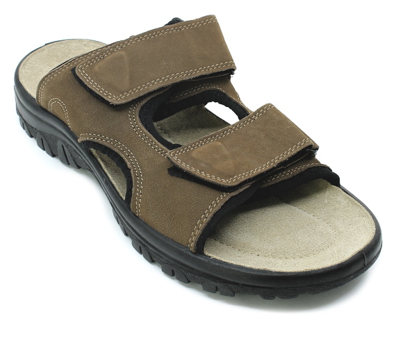 MARCO TOZZI 17400-42 khaki comb, pánské pantofle
