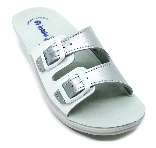 INBLU VR000062 argento, dámské pantofle