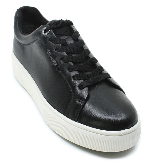 TAMARIS 23736-42 003 black leather, dámské tenisky vel.39