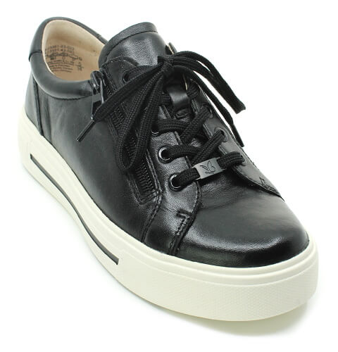 CAPRICE 9-23351-43 black nappa, dámské polobotky