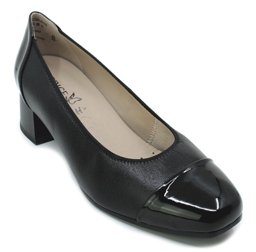 CAPRICE 22306-43 black comb, dámské lodičky