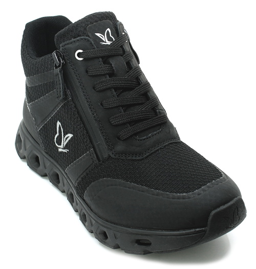 CAPRICE 9-25221-43 black/blk sole, dámská kotníková obuv vel.36