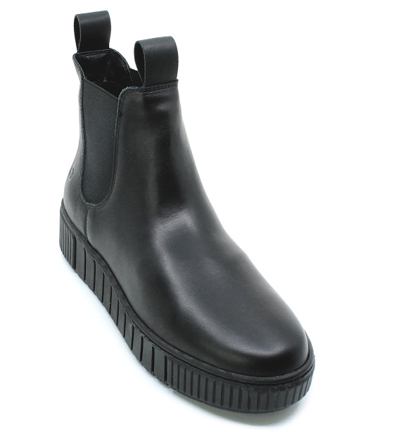 TAMARIS 1-25403-43 black leather, dámská kotníková obuv vel.37
