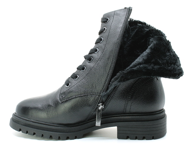TAMARIS 1-26222-41 black leather, dámská kotníková obuv