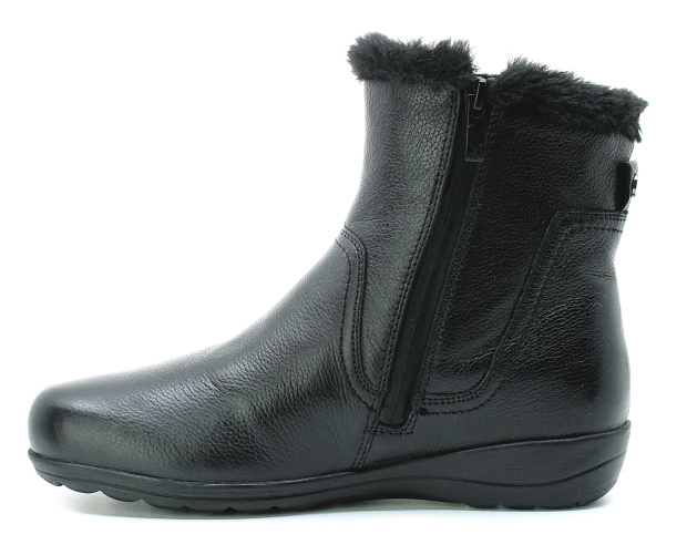 CAPRICE 9-26459-43 black nappa, dámské polokozačky