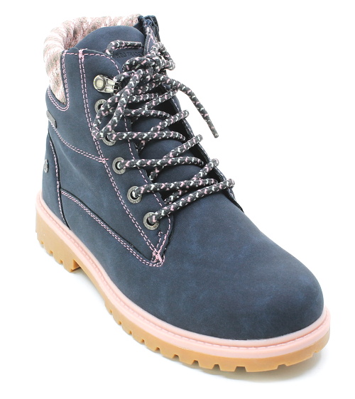 LICO Anouk 320336 marine/rosa, juniorská zimní obuv vel.38