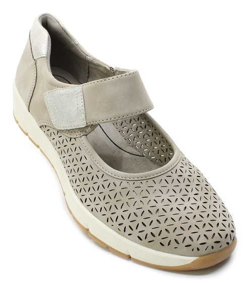 JANA 24664-42 taupe, dámské mokasíny