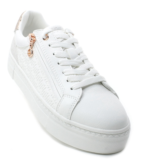 TAMARIS 23313-41 white/rose gold, dámské tenisky