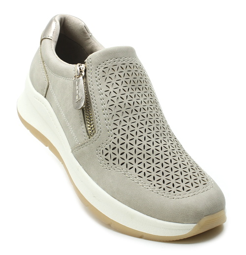JANA 8-24767-44 beige, dámské polobotky vel.38