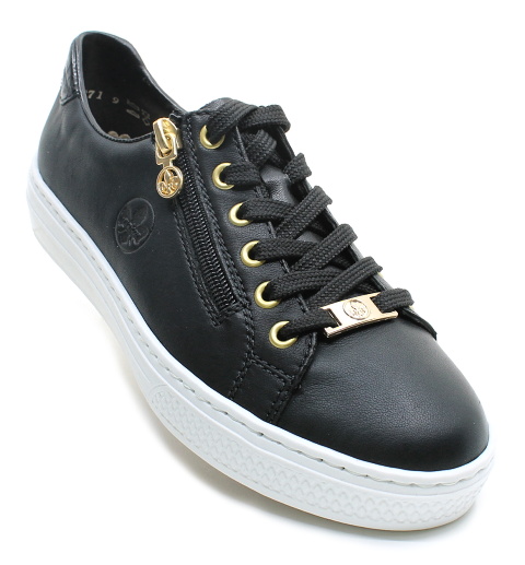 RIEKER L59L1-01 black, dámské tenisky vel.41