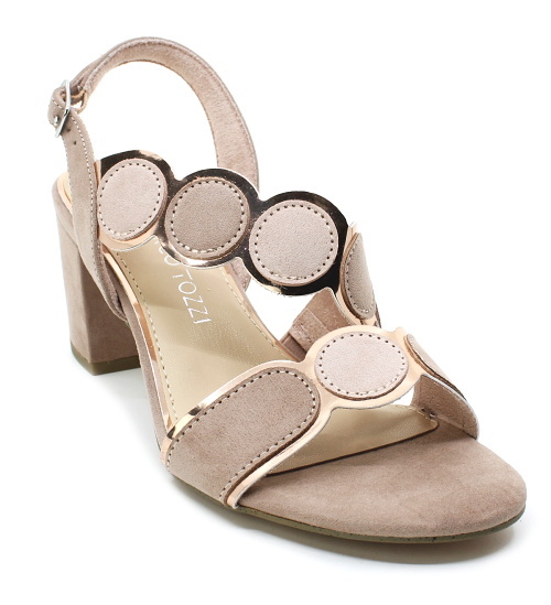 MARCO TOZZI 2-28347-42 nude comb, dámské společenské sandály vel.36