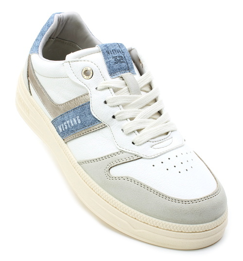 MUSTANG 1510-301-238 ice/blau, dámské polobotky