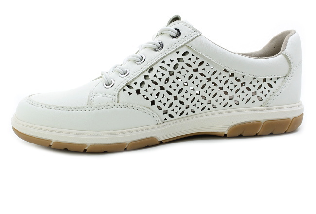 JANA 8-23665-44 white, dámské polobotky vel.37