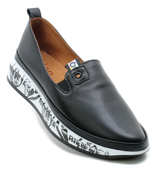 KLOP 161 444LZRSZ black, dámské mokasíny 