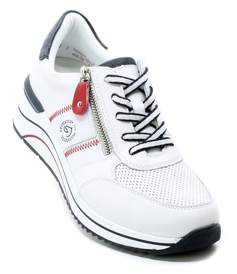 REMONTE D0T04-81 white kombi, dámské polobotky