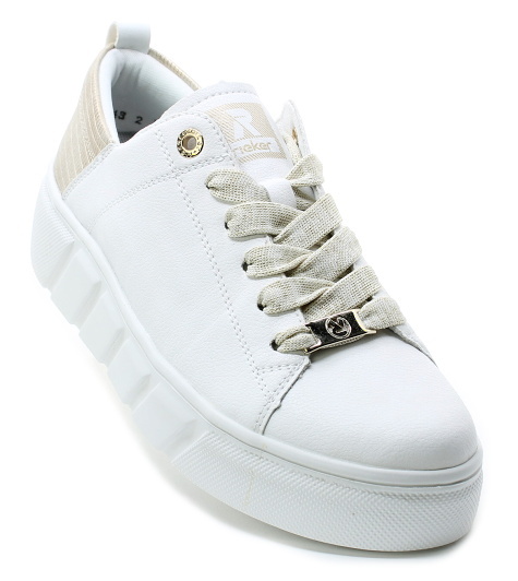 RIEKER W2602-81 white, dámské tenisky vel.43